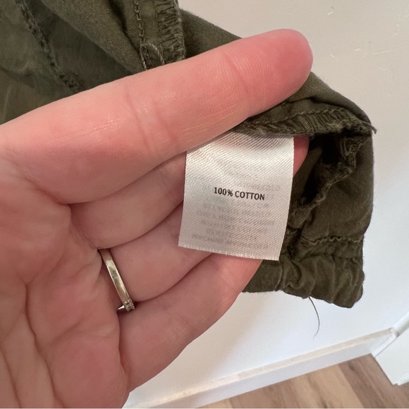 Halogen Women’s Khaki Green Cargo Utility Zip-Up Vest Size Small Military Fall - Picture 6 of 6